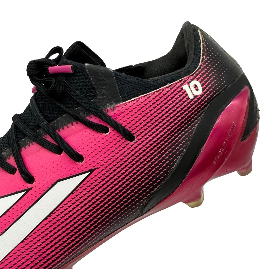 Lionel Messi's Match Worn Adidas X Speedportal.1 Football Boots 2022/23 Season: 1st Pair Worn As World Champion After the 2022 Qatar World Cup