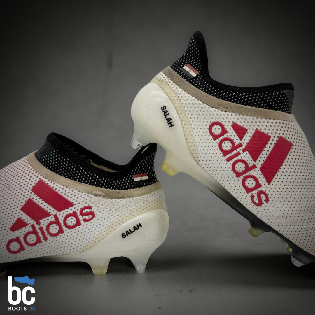 Mohamed Salah Match-Worn Adidas X17+ PureSpeed Boots – 2017/18