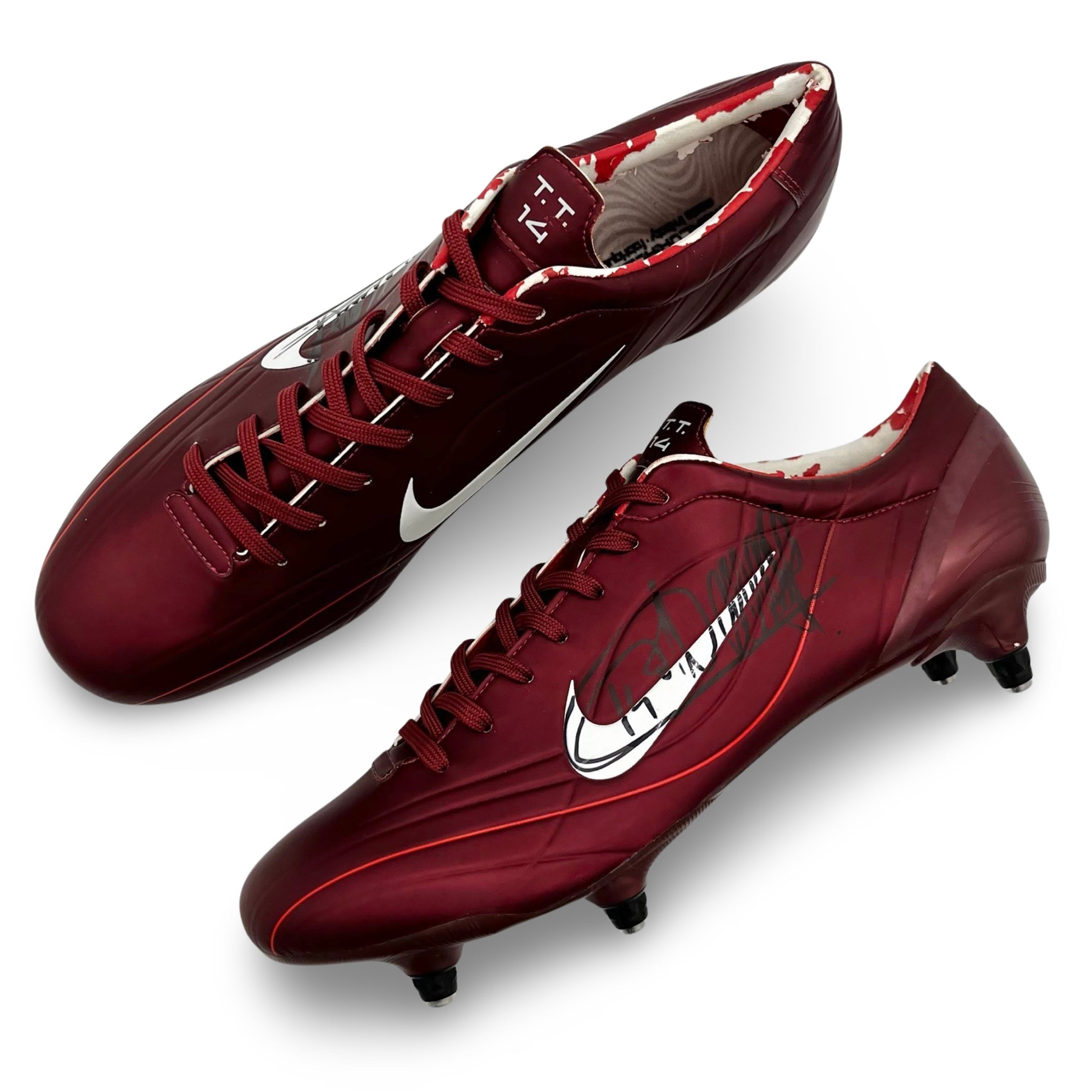 Thierry Henry Match Worn Nike Mercurial Vapor II Signed 2003-04 Invinc â BC Boots UK