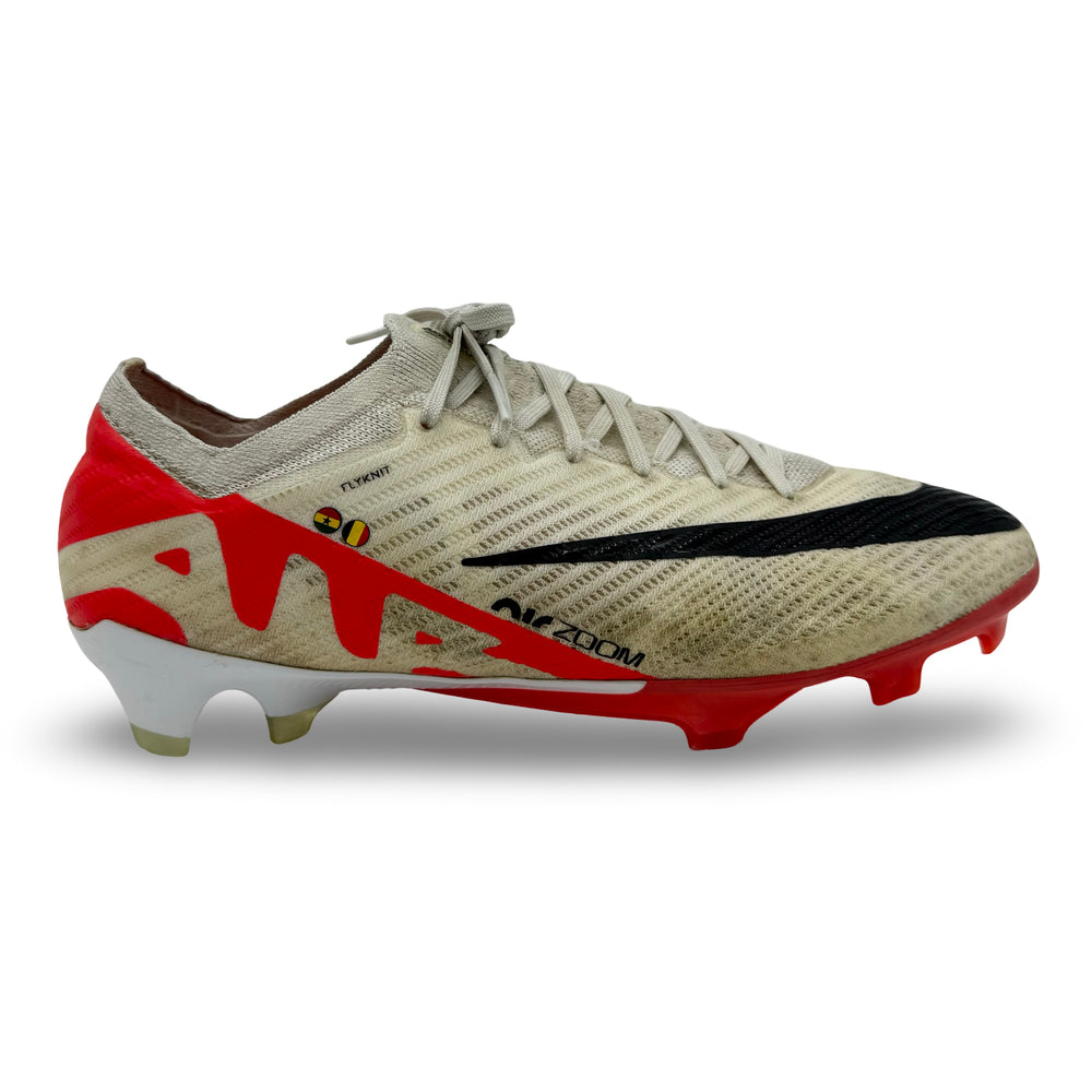 Jérémy Doku Match Worn, 1 Goal & 2 Assists, Photo-Matched Nike Mercurial Vapor 15 Elite - 2023/24 4-In-A-Row Season