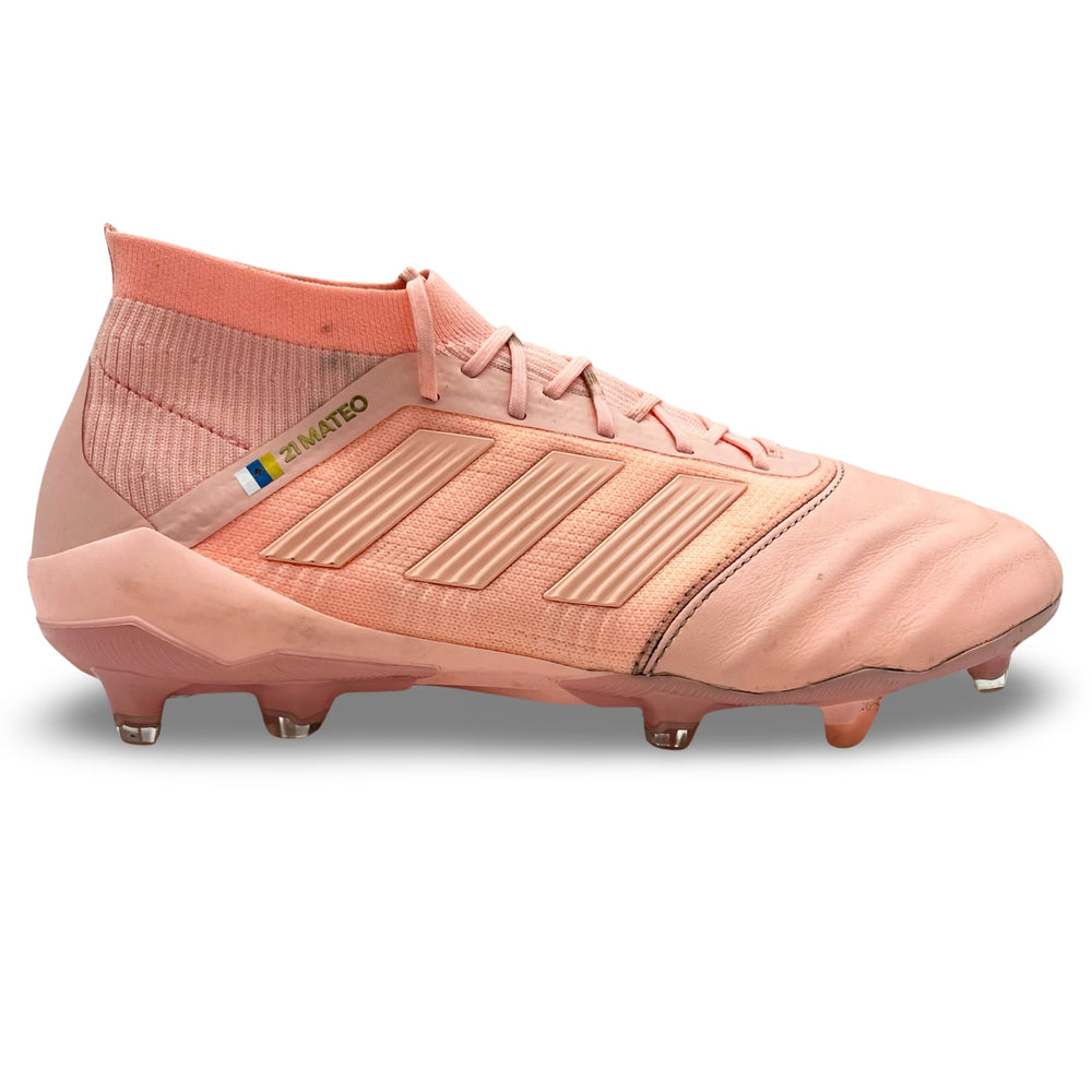 David Silva Match Worn Adidas Predator 18.1 2018/19