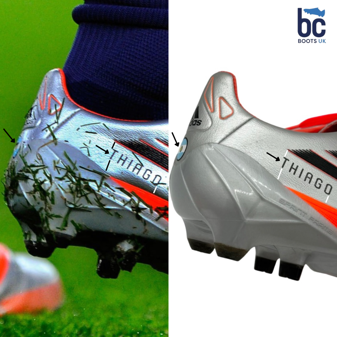 Lionel Messi match worn/game worn boots, photo-matched, hand signed