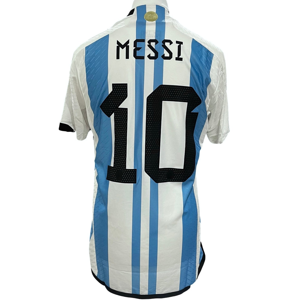 Camiseta Adidas HEAT.RDY de Lionel Messi para el partido Argentina vs Arabia Saudita Copa Mundial de la FIFA 2022