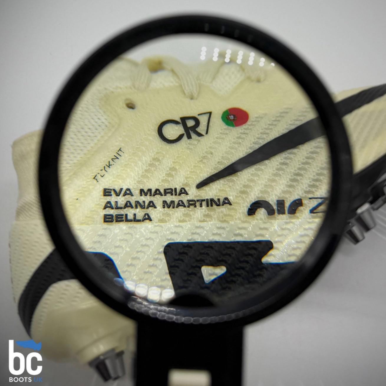 A close-up of Cristiano Ronaldo's match-issued boots | BC Boots UK