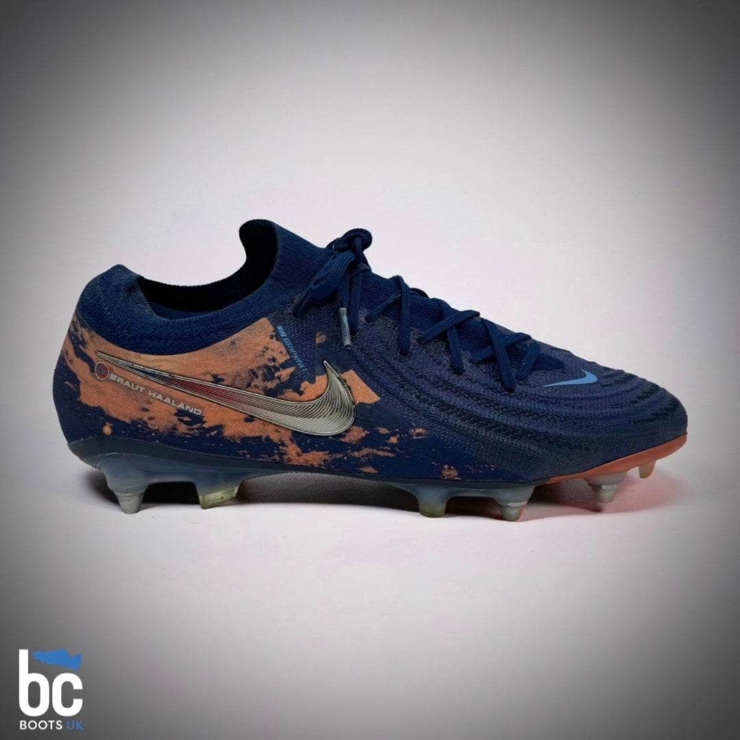Erling Haaland: Match-Worn Nike Phantom GX II FORCE9 Signature Boots from a Record-Breaking 2024/25 Season