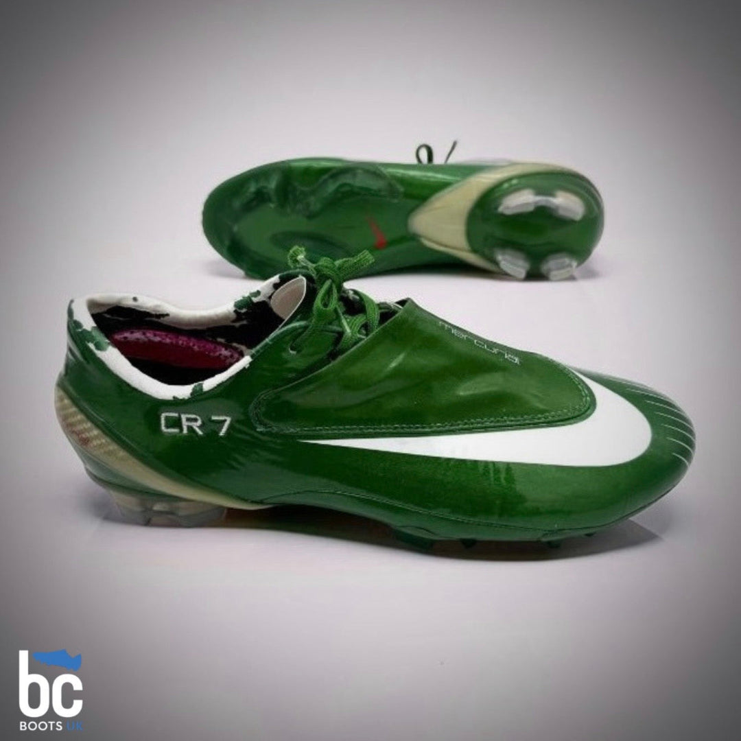 Cristiano Ronaldo at UEFA Euro 2008: Inside His Match-Worn Pine Green Nike Mercurial Vapor IV Boots from the First Ballon d’Or Era