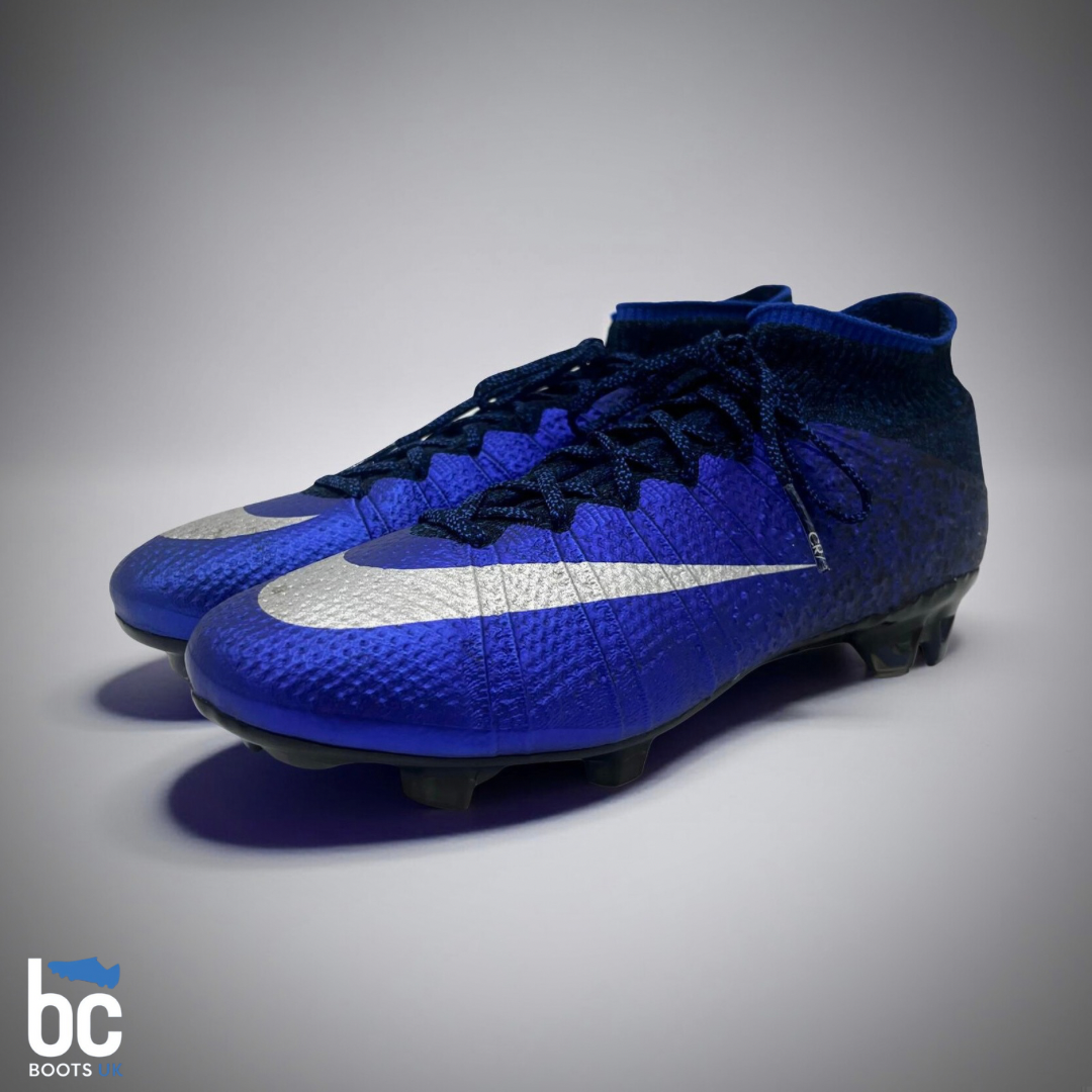 Cristiano Ronaldo's Match Worn Nike Mercurial Superfly IV CR7 'Natural Diamond' &  Vapor III Football Boots