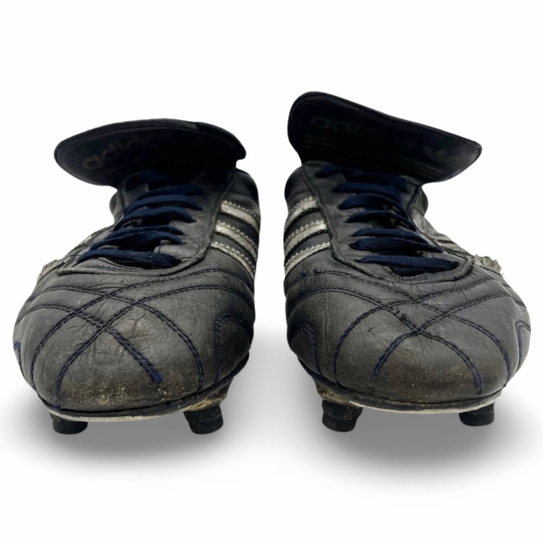 Mark Hughes partido desgastado Adidas Profi firmado 1985 FA Cup Final