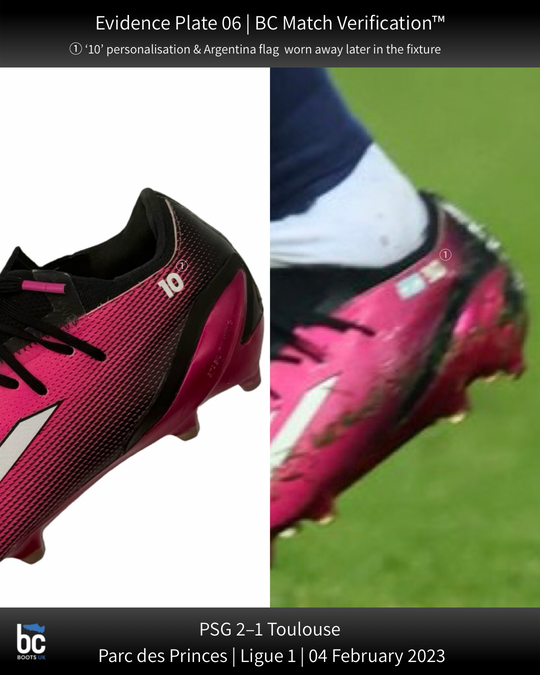 Lionel Messi | Match-Worn Boots | 2022/23 | 4 Goals | First Pair as World Champion | Eighth Ballon d’Or Winning Season