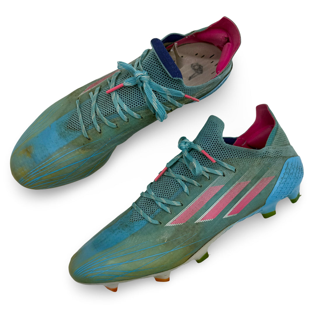 Anthony Martial Match Worn, 8 Goals & 2 Assists, Photo-Matched Adidas X Speedflow.1 - 2022/23
