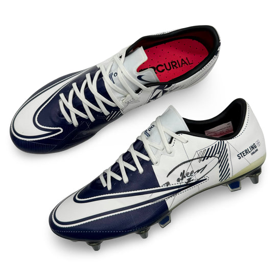 Raheem Sterling | Match Issued | Dual Signed | 2014/15 | 1-of-1 Nike Mercurial Vapor X | 1st England Goal Edition | Player-Exclusive