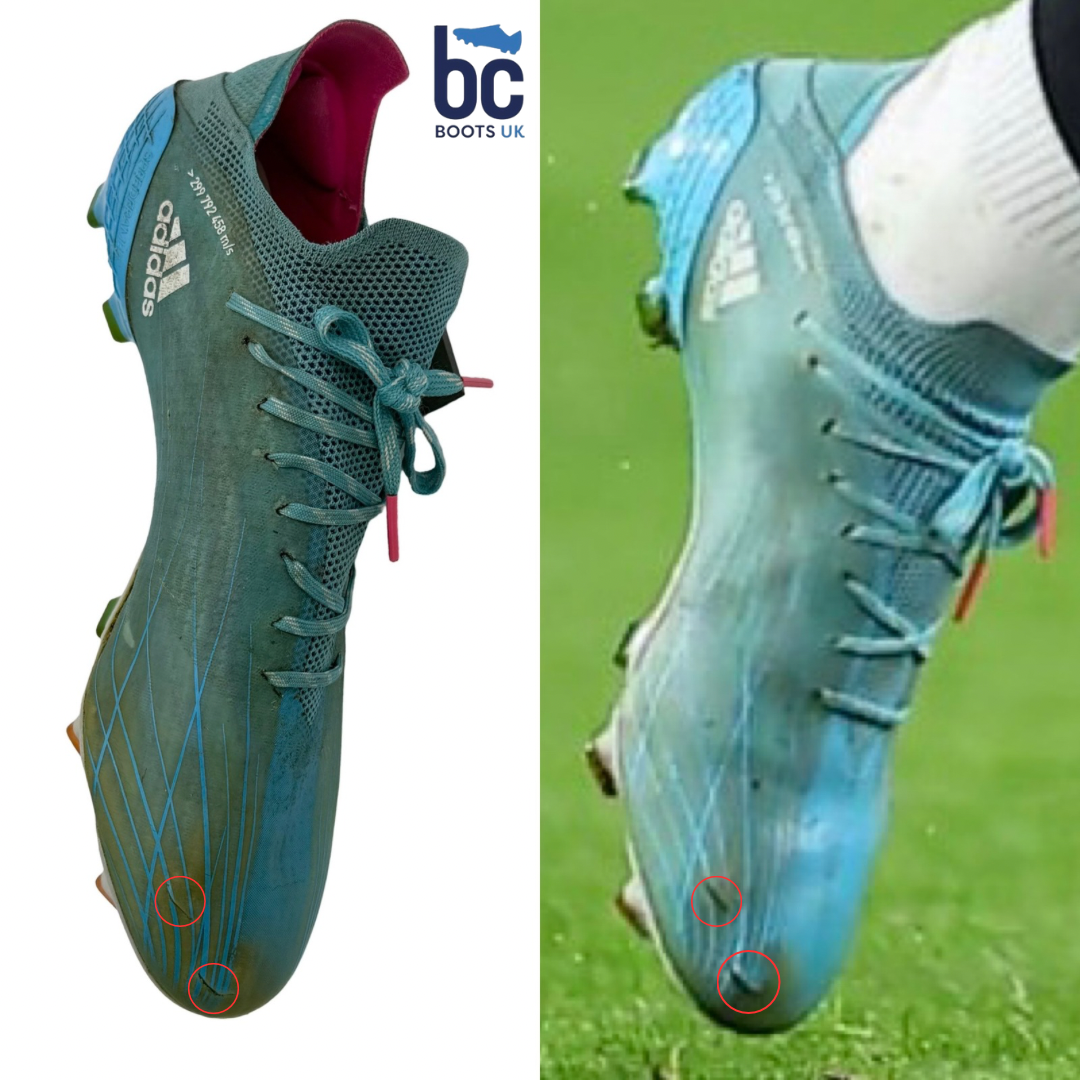 Anthony Martial Match Worn, 8 Goals & 2 Assists, Photo-Matched Adidas X Speedflow.1 - 2022/23