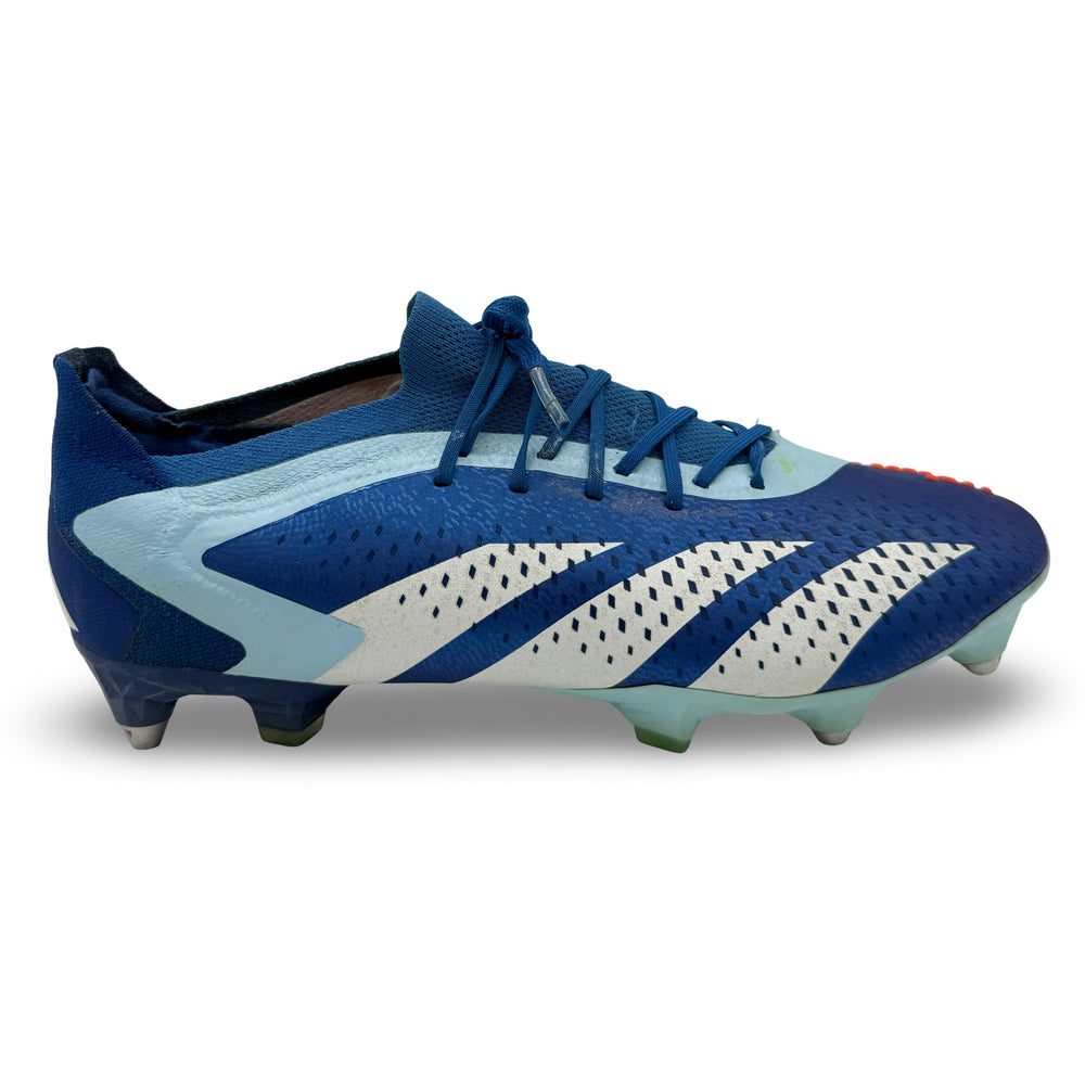 Adidas Predator Accuracy.1 (2023/24), usada en partidos, 1 gol marcado, fotocomparada, primer gol del Manchester City