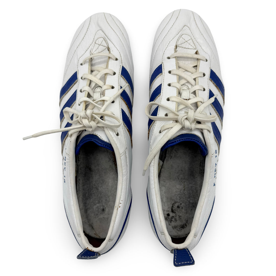 Phil Neville Match Worn, Photo-Matched, Dual Signed Adidas AdiPure I - 2008/09