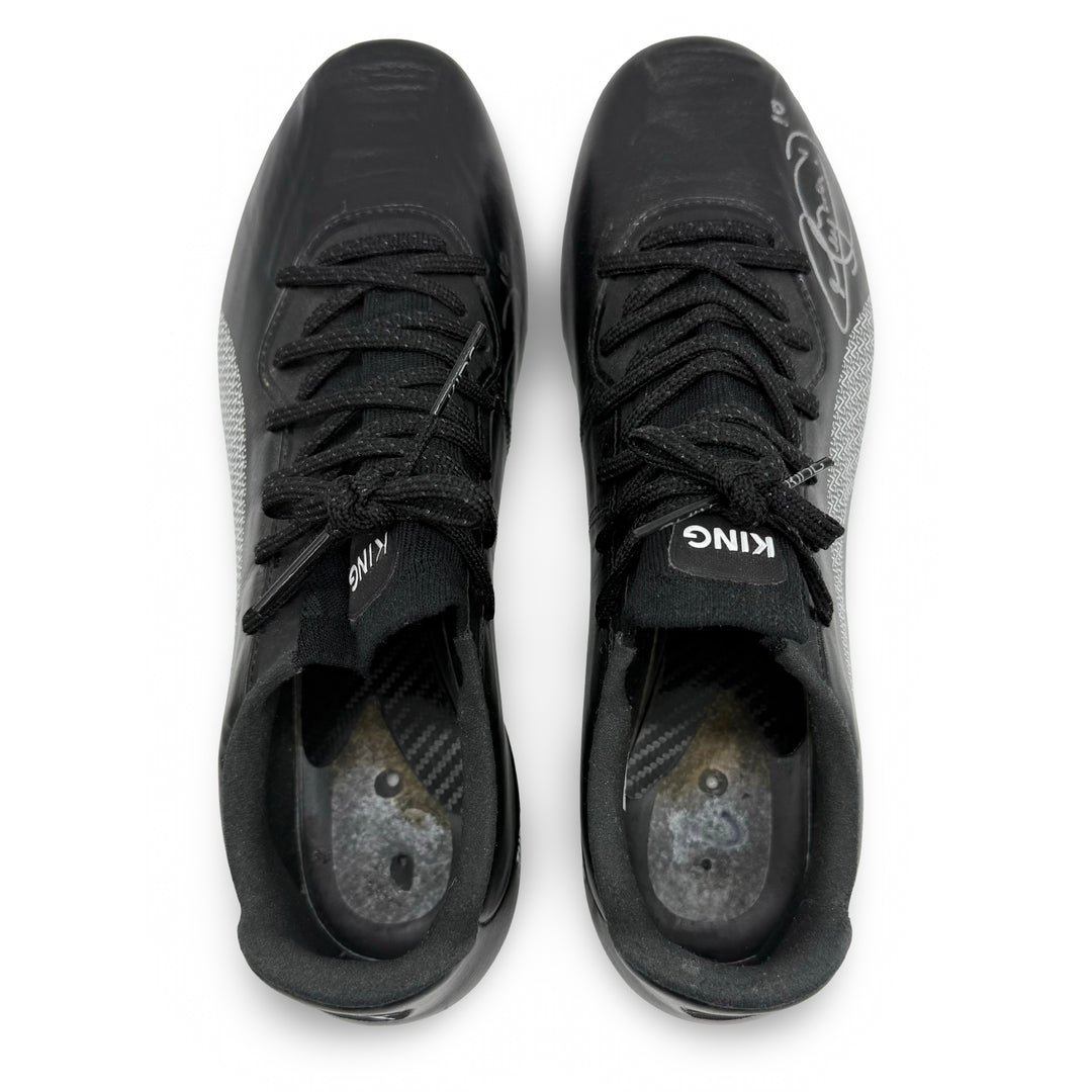 Neymar Jr. Match Worn, 4 Goals & 1 Assist, Photo-Matched, Dual Signed Puma KING Platinum 'NJR' Signature Edition - 2020/21