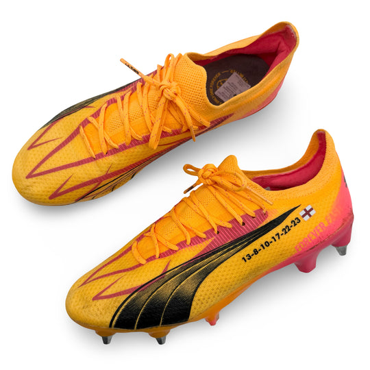 Kyle Walker Match Worn, Photo-Matched Puma Ultra 5 Ultimate - UEFA Euro 2024, 2023/24 4-In-A-Row Season, 2024 FA Cup Final