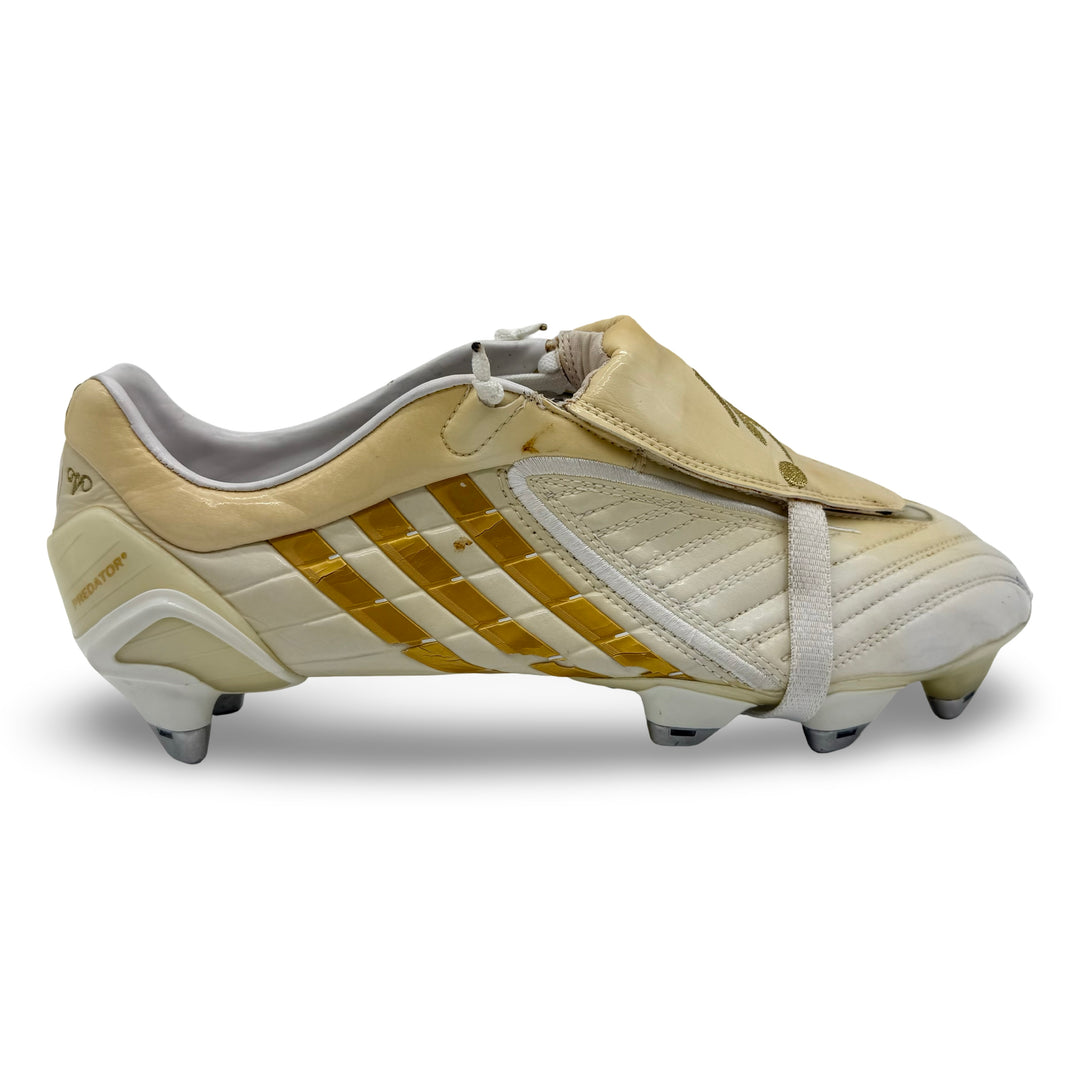 Sir David Beckham Match Issued Adidas Predator Powerswerve - England vs USA, 2008