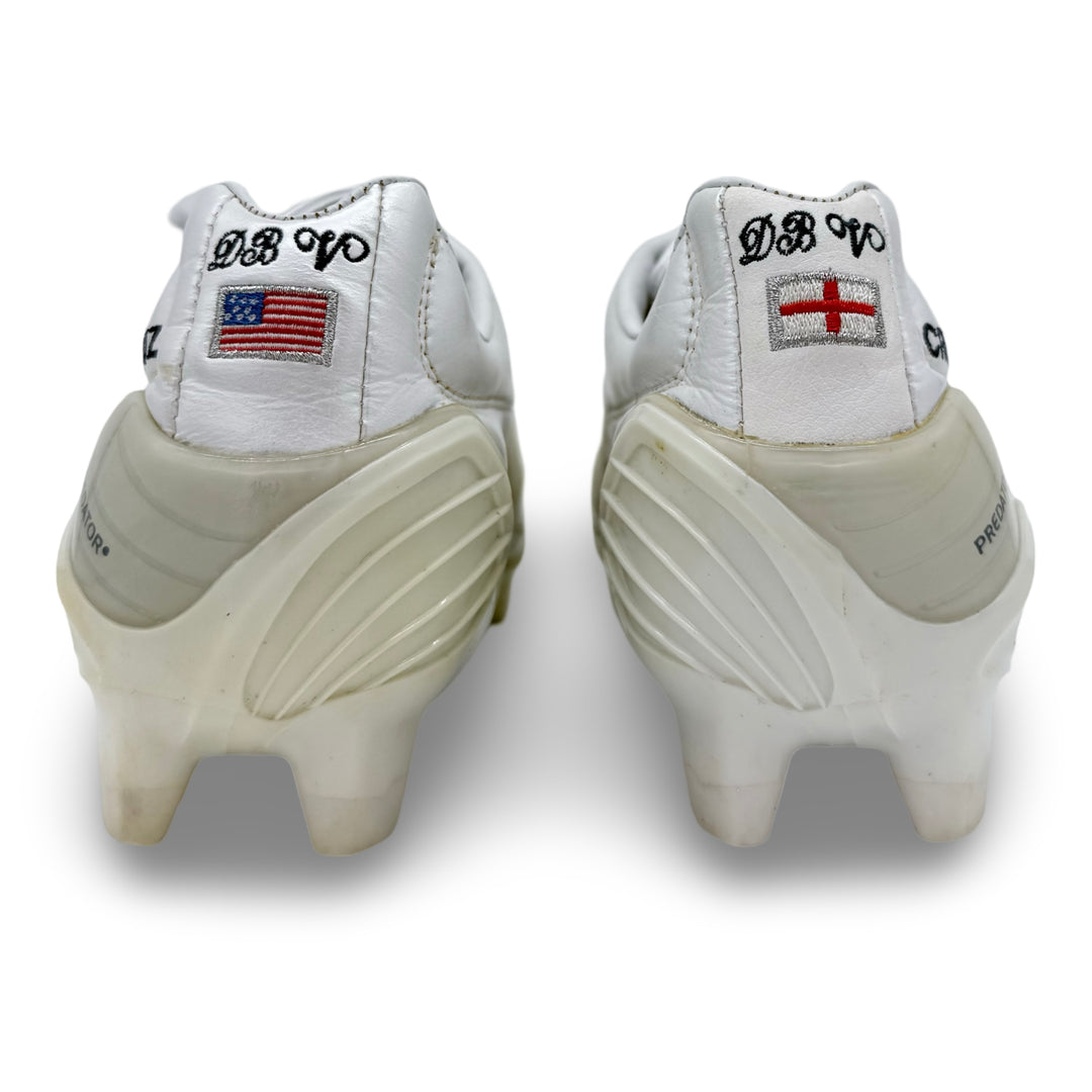 David Beckham Match Worn, Photo-Matched, Signed Adidas Predator X DB Special Edition - 2009/10