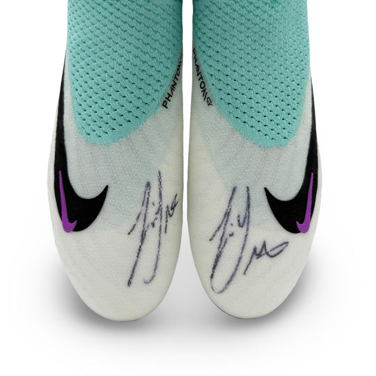Kevin De Bruyne Match Issued, Dual Signed Nike Phantom GX Elite - 2023/24 4-In-A-Row Season