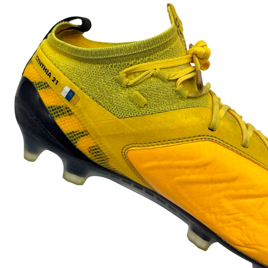 David Silva Match Worn, Photo-Matched, 2020 Carabao Cup Final, Puma ONE 20.1 Leather - 2019/20