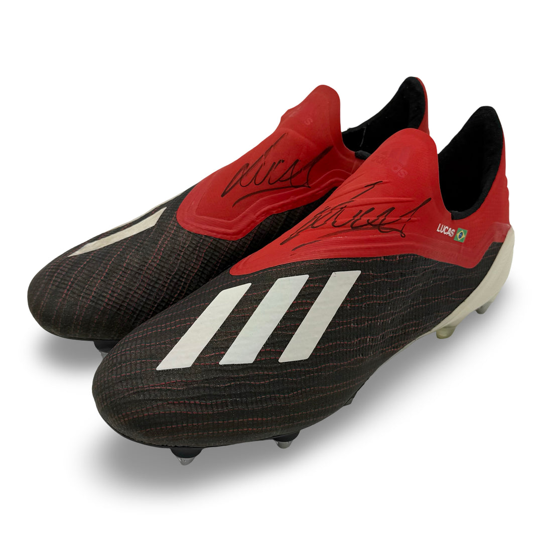 Lucas Moura | Match-Worn | Dual Hand-Signed | Photo-Matched | 2018/19 | 3 Goals | 1 Assist | Adidas X18+