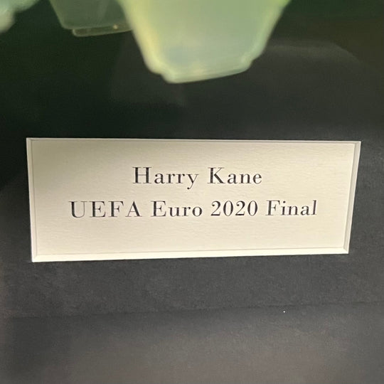 Harry Kane MBE Match Issued, Hand Signed Nike Phantom GT Elite - UEFA Euro 2020 Final - Framed Left Boot