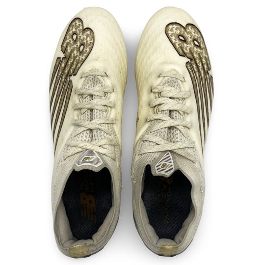 Raheem Sterling Match desgastado New Balance Furon 6 + &ldquo;My Story Matters” 100th PL Gol