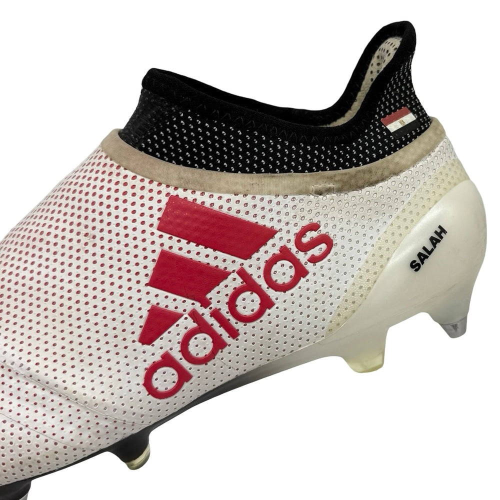 Mohamed Salah | Match-Worn Boots | 2017/18 | 14 Goals inc. 1st Liverpool Hat-Trick | 3 Assists