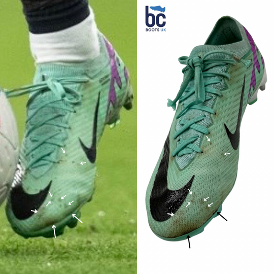 Jérémy Doku | Match Worn | Photo-Matched | 2023/24 4-In-A-Row Season | 2 Goals & 4 Assists | PL Assist Record | Nike Mercurial Vapor 15 Elite