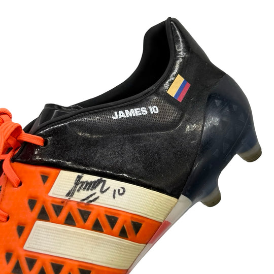 James Rodríguez | Match Worn | Photo-Matched | Dual Signed | 2015/16 | 2 Goals Scored | Adidas Ace 15.1