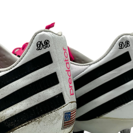 David Beckham Match Worn, Photo-Matched Adidas Predator LZ DB Special Edition - 2012/13