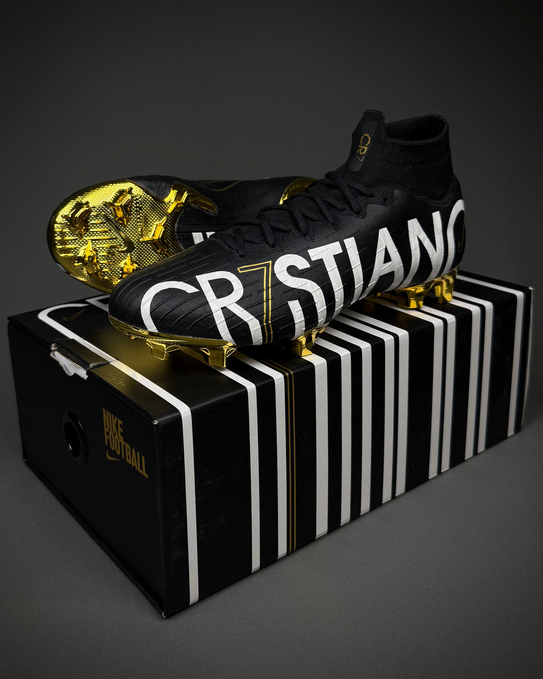 Cristiano Ronaldo | Match-Issued Boots | CR7 Black Gold | 2018/19 | Juventus
