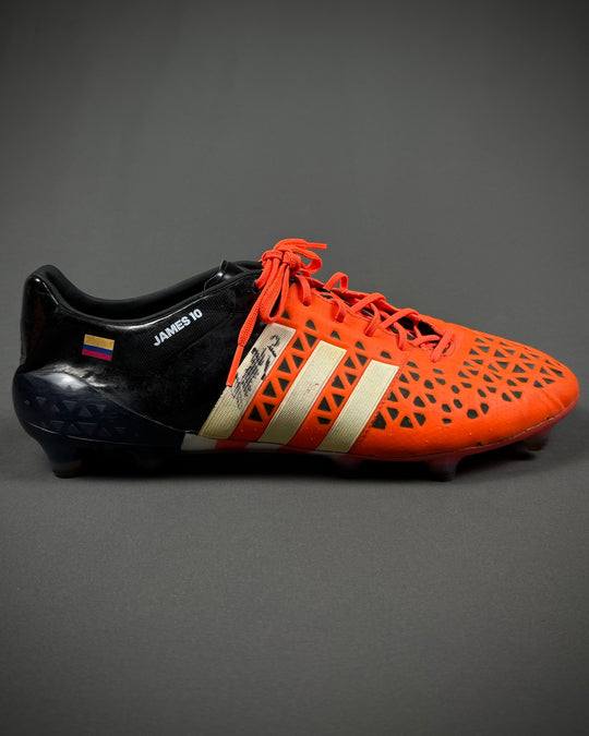 James Rodríguez | Match-Worn Boots | 2015/16 | 2 Goals | Real Madrid & Colombia