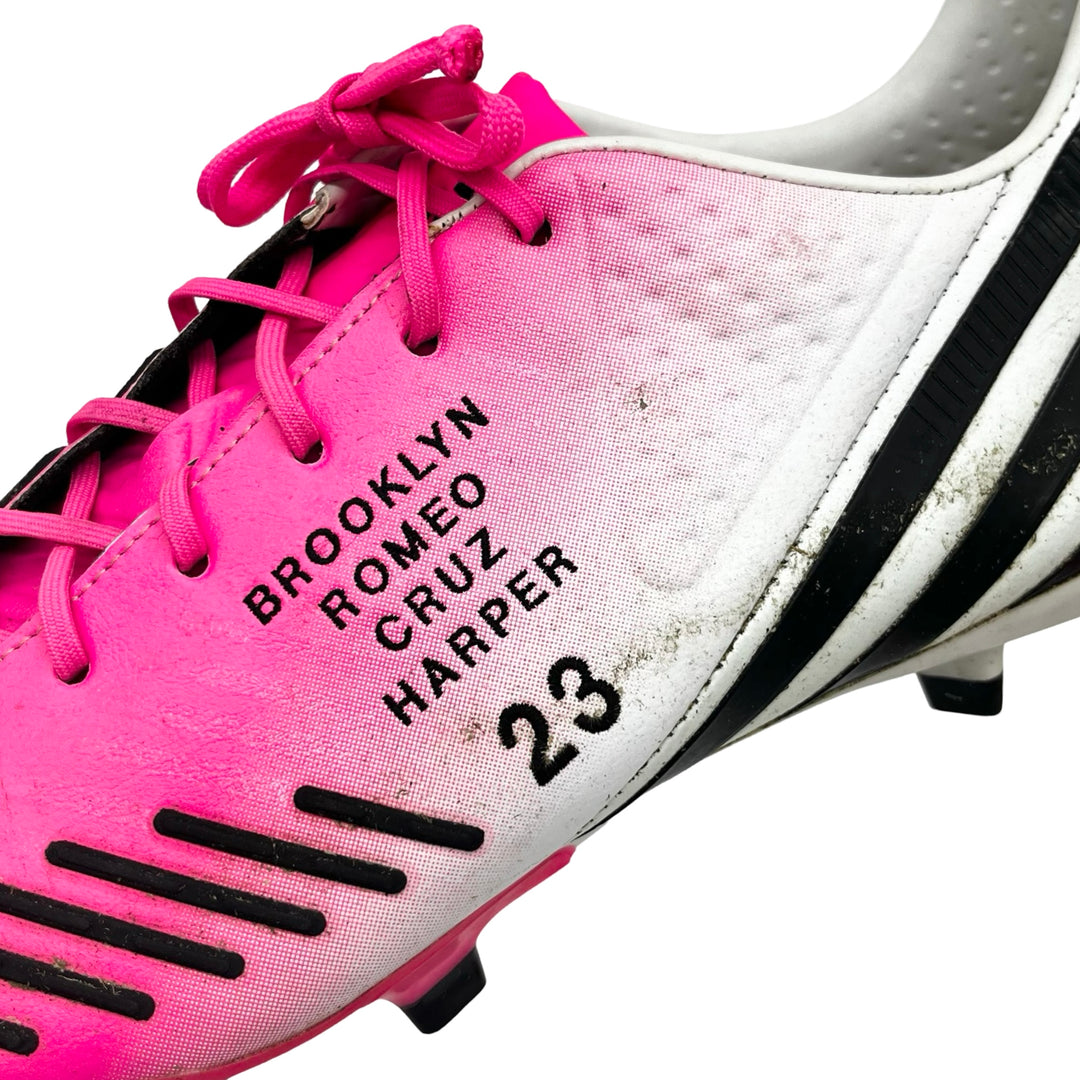 David Beckham Match Worn, Photo-Matched Adidas Predator LZ DB Special Edition - 2012/13