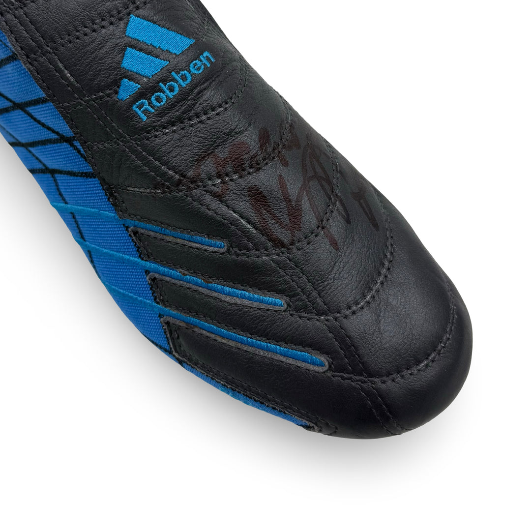 Camiseta Adidas F50+ de Arjen Robben, usada en partidos y firmada por ambos - 2004/05