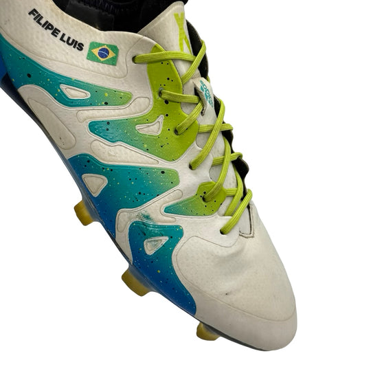 Filipe Luis | Match Worn | 2015/16 | Adidas X15.1