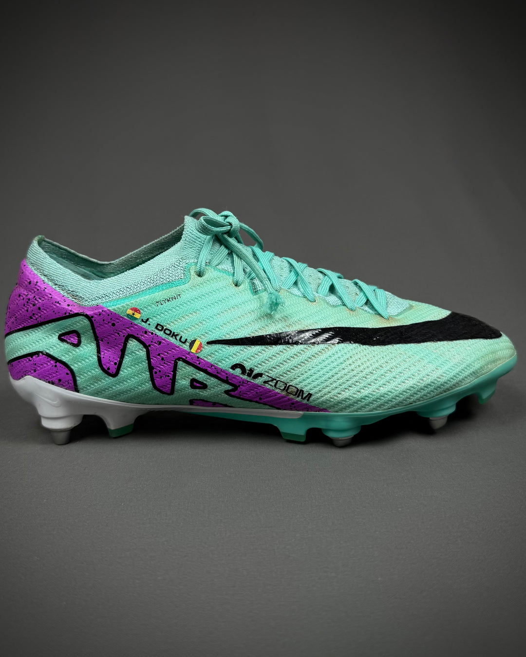 Jérémy Doku | Match-Worn Boots | 2023/24 | Premier League Assist Record | 2 Goals | 4 Assists | Manchester City
