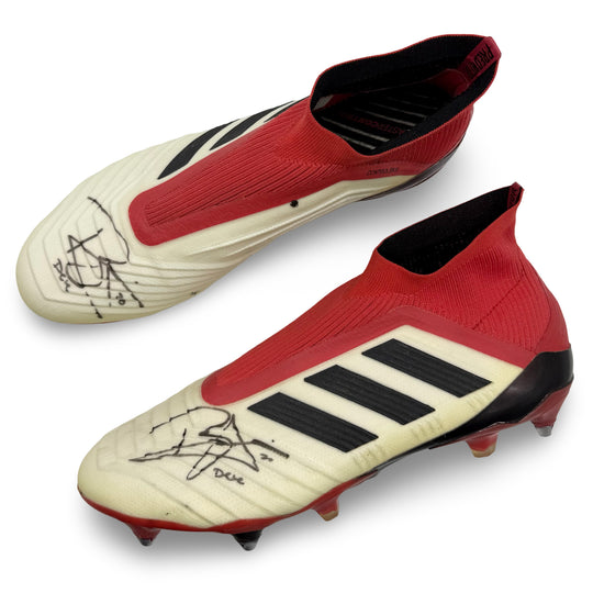 Dele Alli | Match-Worn Boots | Dual Hand-Signed | Photo-Matched | 2017/18 | Tottenham & England