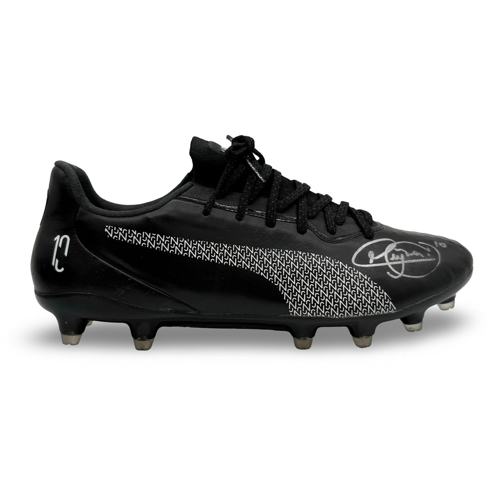 Neymar Jr. Match Worn, 4 Goals & 1 Assist, Photo-Matched, Dual Signed Puma KING Platinum 'NJR' Signature Edition - 2020/21