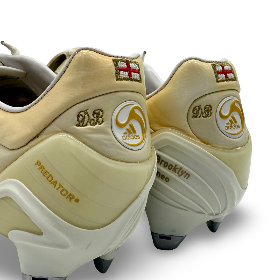 Sir David Beckham Match Issued Adidas Predator Powerswerve - England vs USA, 2008