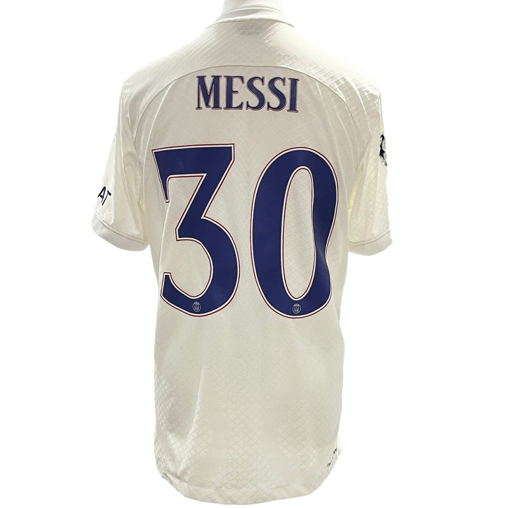 Camiseta Nike Dri-Fit ADV Paris Saint Germain 2022/23, edición especial del partido de Lionel Messi