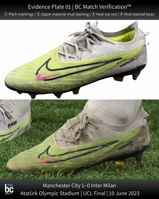 Rúben Dias | Match-Worn Boots | 2022/23 Treble-Winning Season | UCL Final | FA Cup Final | 5 Clean Sheets | Manchester City