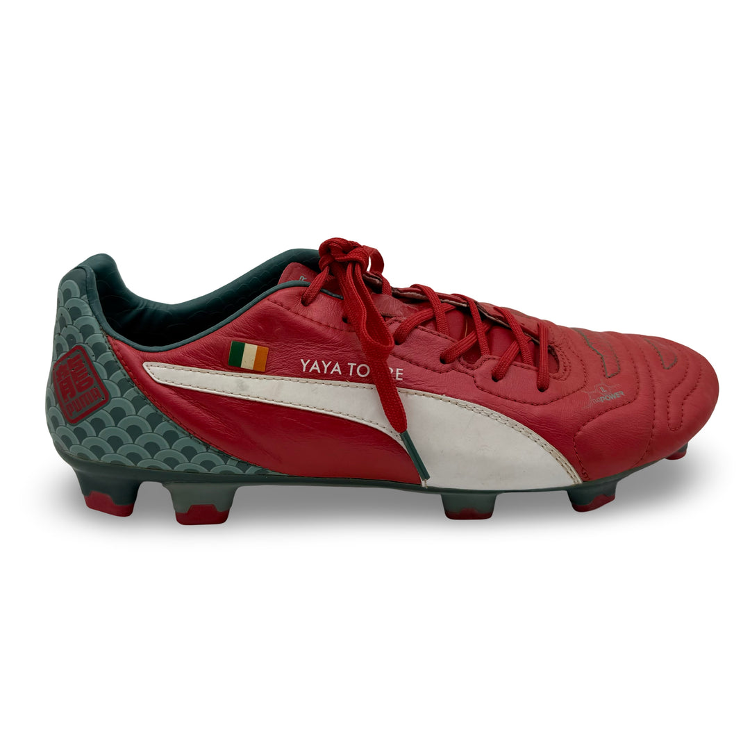 Yaya Touré | Match Worn | Photo-Matched | 2014/15 | 2 Goals Scored | Puma EvoPower 1.2 'Dragon' Edition