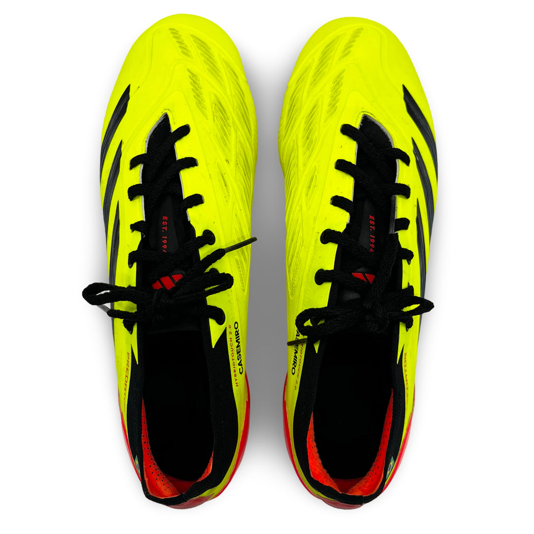 Casemiro Match Worn, Photo-Matched Adidas Predator Elite - 2023/24