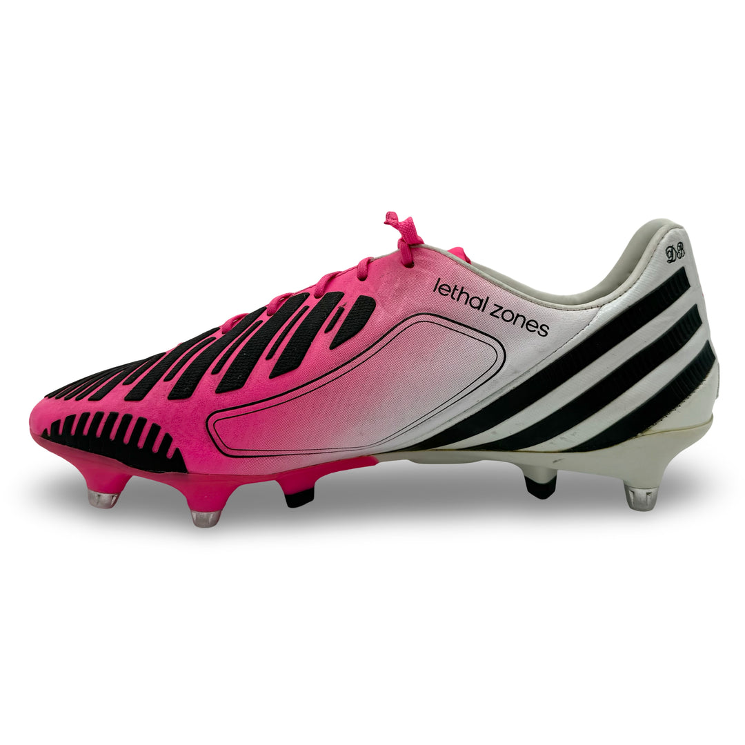 Adidas Predator LZ DB Special Edition Usada por Sir David Beckham e Fotocombinada - 2012/13