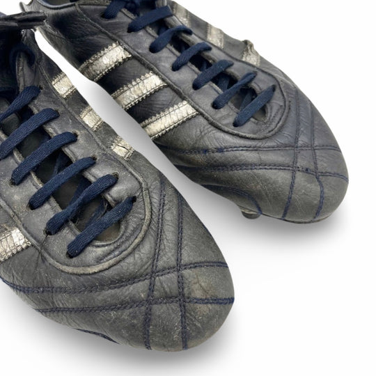 Mark Hughes partido desgastado Adidas Profi firmado 1985 FA Cup Final