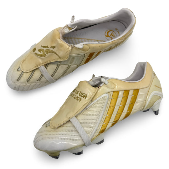 Sir David Beckham Match Issued Adidas Predator Powerswerve - England vs USA, 2008