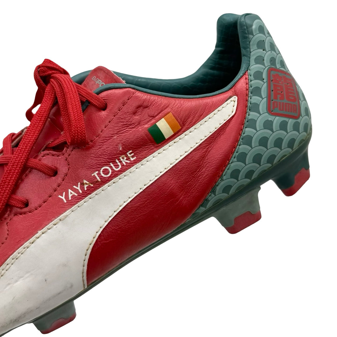 Yaya Touré | Match Worn | Photo-Matched | 2014/15 | 2 Goals Scored | Puma EvoPower 1.2 'Dragon' Edition