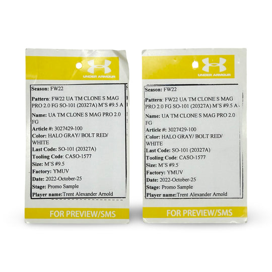 El partido Trent Alexander-Arnold se emitió bajo la marca Under Armour Clone Magnetico 2 para la Copa Mundial de la FIFA 2022.