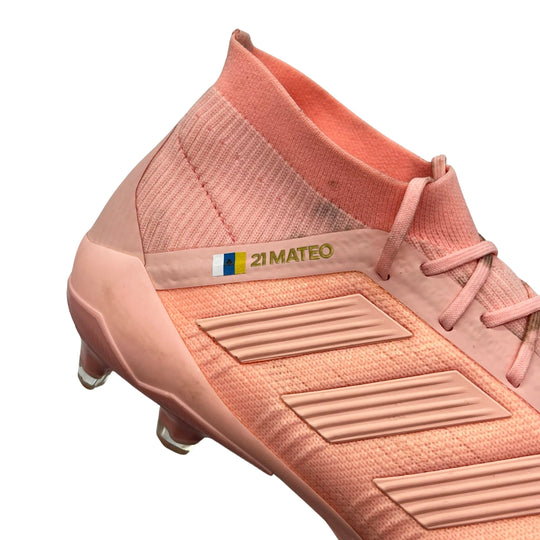 David Silva Match Worn Adidas Predator 18.1 2018/19